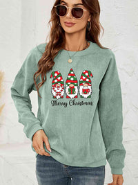 Merry Christmas Gnomes Graphic Sweatshirt