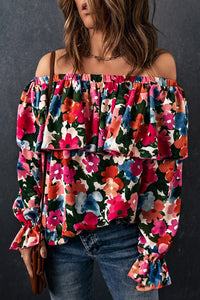 Off-Shoulder Layered Blouse