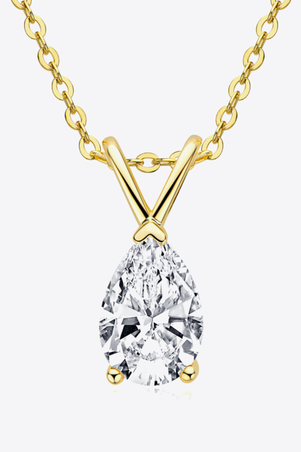 1.5 Carat Moissanite Pendant Necklace