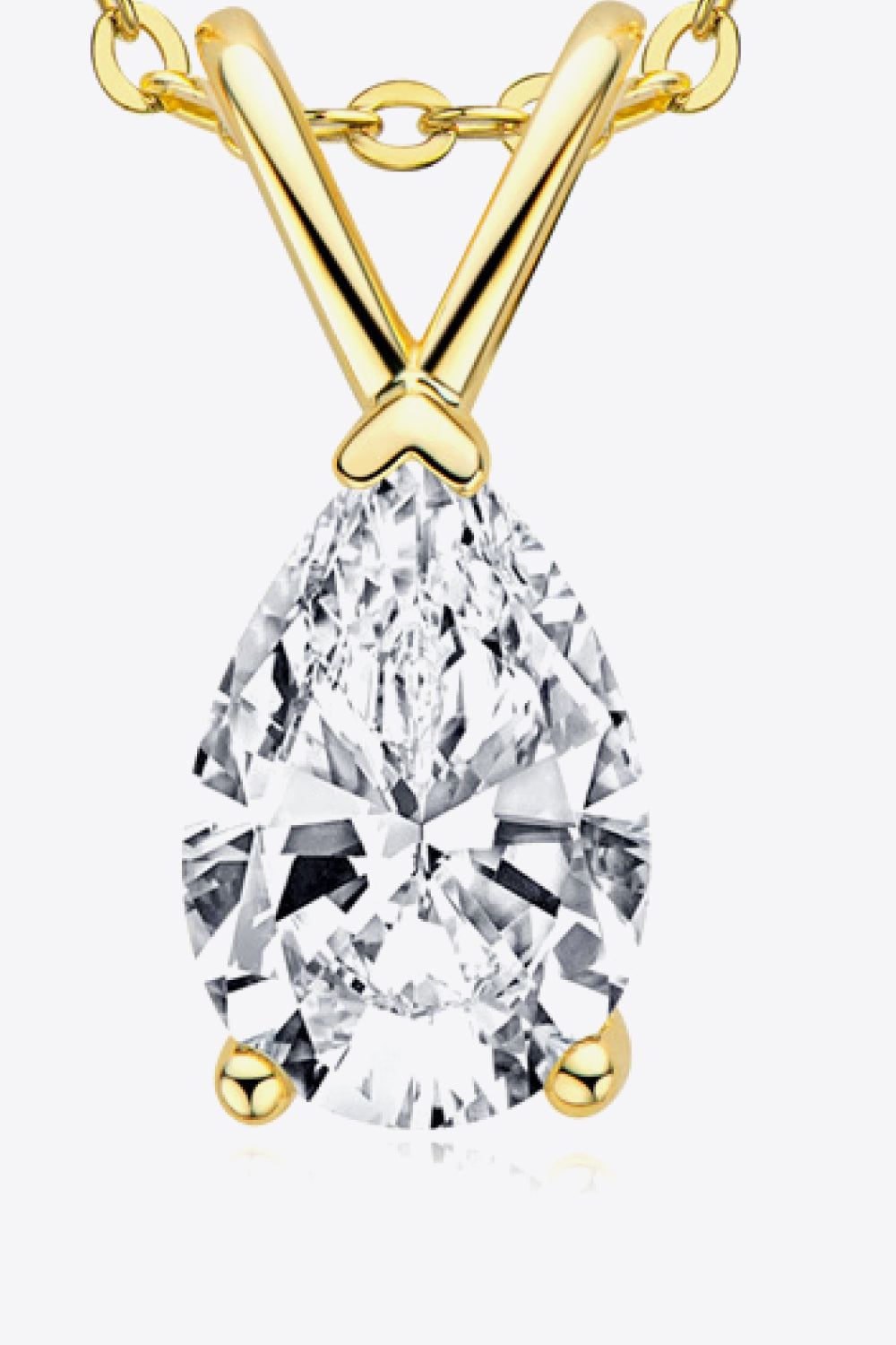 1.5 Carat Moissanite Pendant Necklace