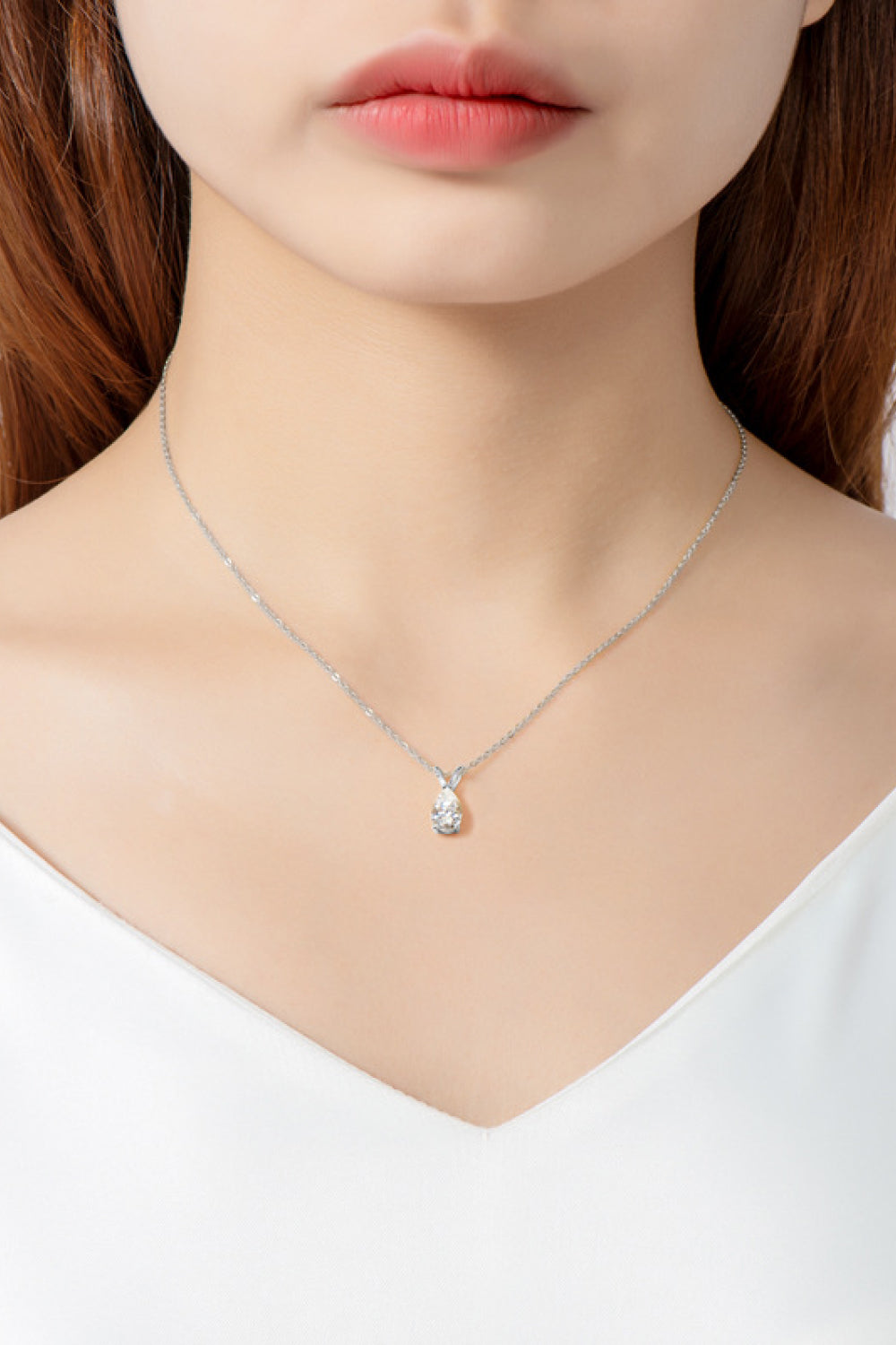 1.5 Carat Moissanite Pendant Necklace