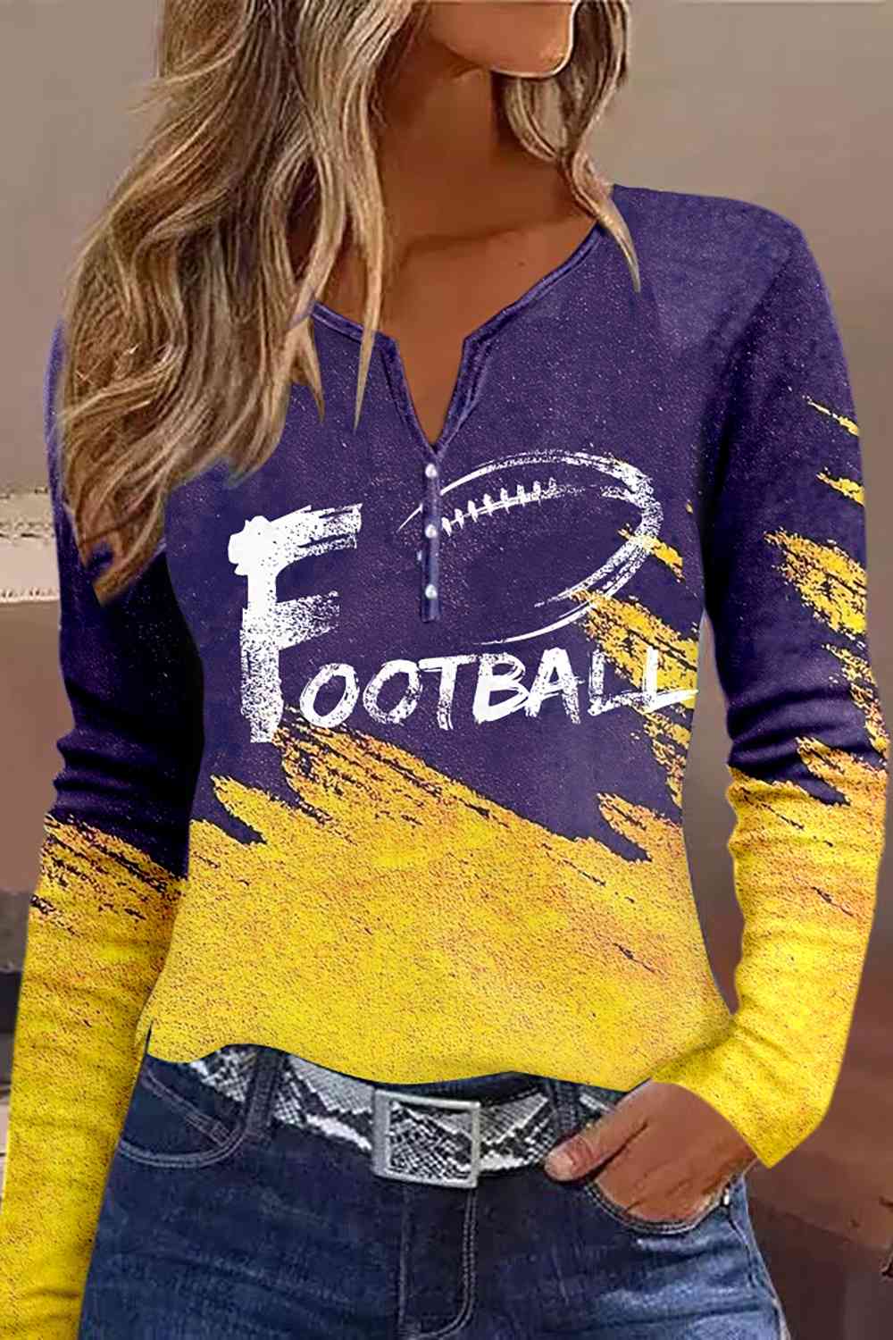 Score Big with Graphic Tee Football Fashion from Jerry's Apparel!