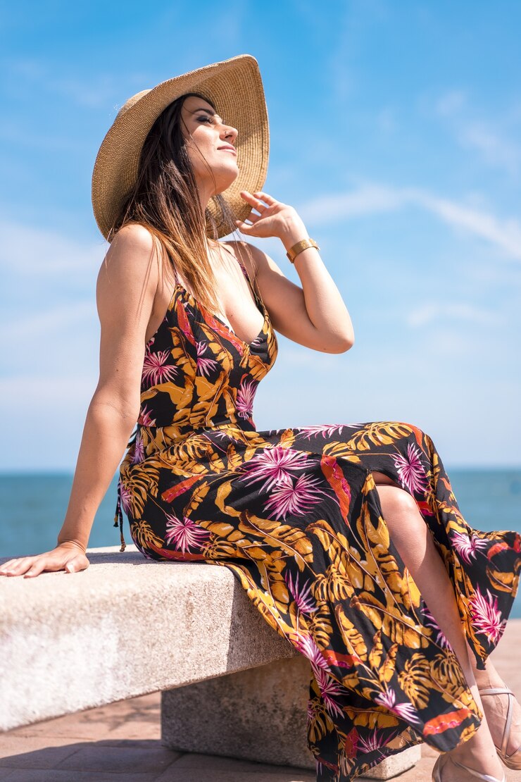 floral maxi dress