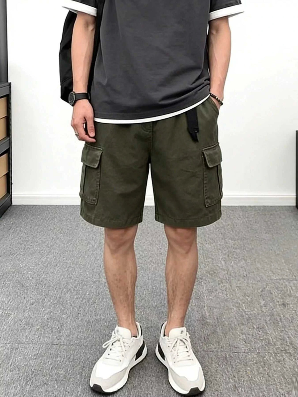 Men's Plus Size Casual Cargo Shorts 100400352991773 24 Affordable Fashion Under $100 Jerry's Apparel 