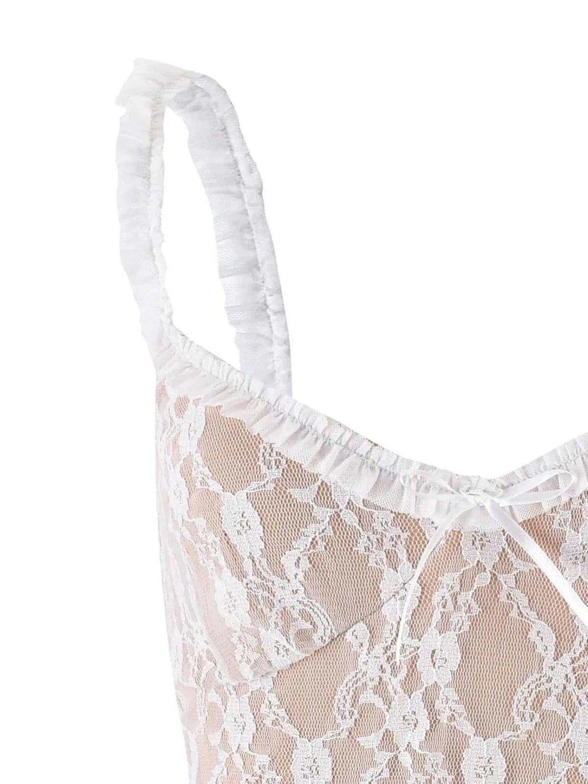 Lace Cami Top with Frill Straps 100100465311403 28 Affordable Fashion Under $100 Jerry's Apparel 