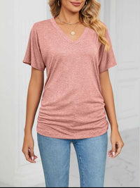 Casual V-Neck Short Sleeve T-Shirt 100100579648227 22 Affordable Fashion Under $100 Jerry's Apparel 
