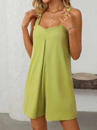 Mandy Sweetheart Neck Wide Strap Romper with Pockets 100100323171551 26 Affordable Fashion Under $100 Jerry's Apparel 