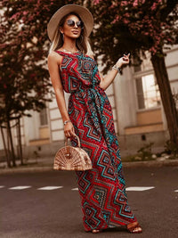 Printed Sleeveless Maxi Dress 100100176727022 39 Affordable Fashion Under $100 Jerry's Apparel 