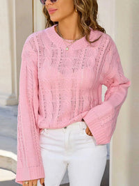 Cable Knit Long Sleeve Sweater 100100664831062 46 Affordable Fashion Under $100 Jerry's Apparel 