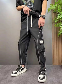 Men's Plus Size Stripe Cargo Joggers 100400722015234 46 Affordable Fashion Under $100 Jerry's Apparel 