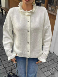 Button-Down Long Sleeve Cardigan 100100674663235 69 Women's Sweaters and Knitwear Jerry's Apparel 