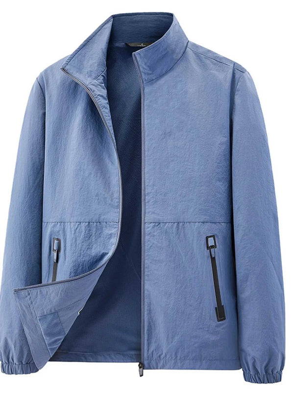 Men's Plus Size Zip Up Long Sleeve Jacket 100400232521161 77 Affordable Fashion Under $100 Jerry's Apparel 