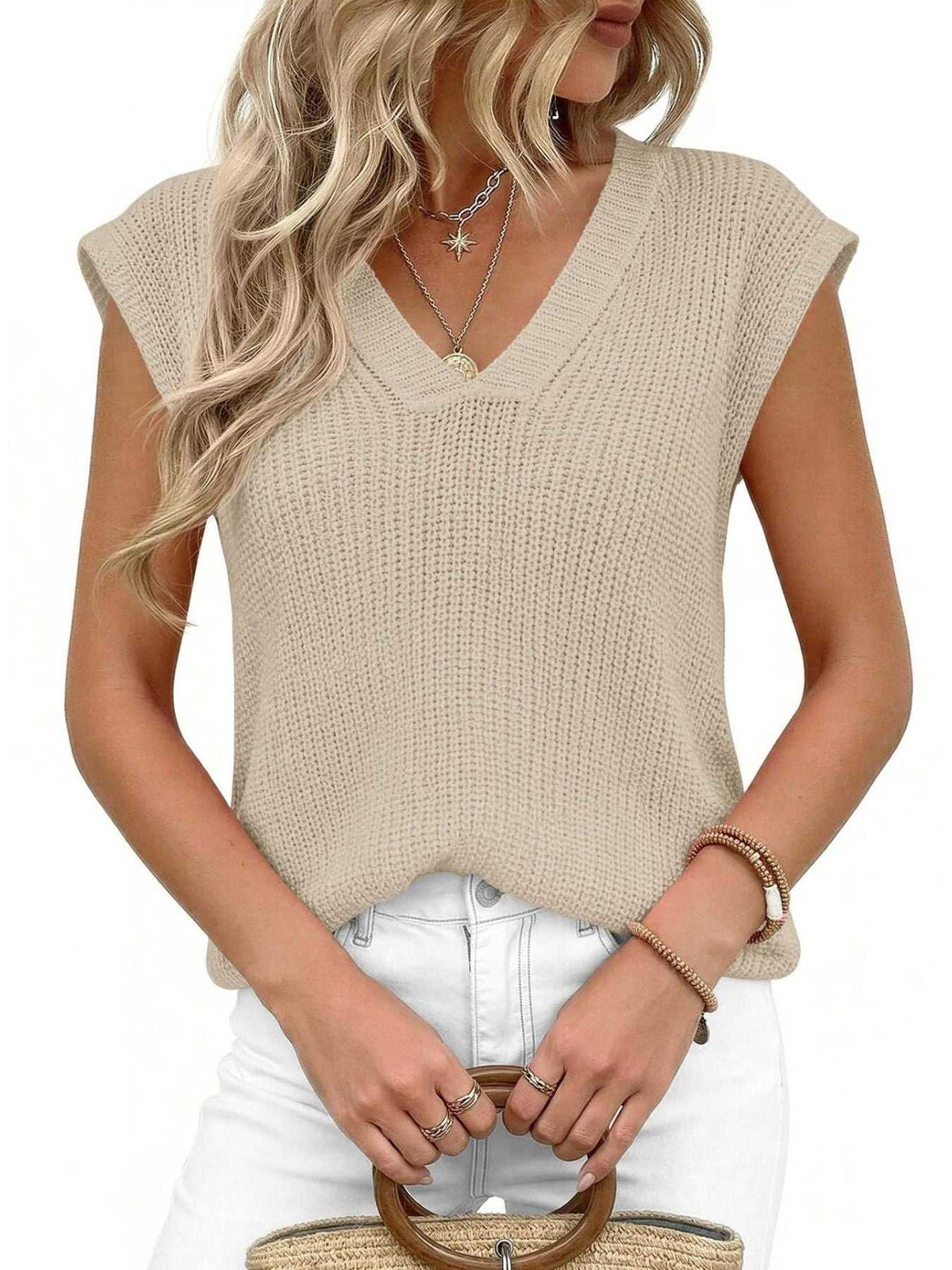 V-Neck Sweater Vest 100100981725445 37 Affordable Fashion Under $100 Jerry's Apparel 