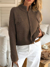 Button-Down Knit Cardigan 100100480919271 60 Affordable Fashion Under $100 Jerry's Apparel 