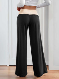 Contrast Waistband Wide Leg Pants 100100919641935 32 Affordable Fashion Under $100 Jerry's Apparel 