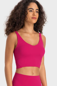 Millennia Deep V-Neck Crop Sports Bra 100100684956780 24 Affordable Fashion Under $100 Jerry's Apparel 