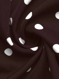 Polka Dot Flare Sleeve Tie Neck Dress 100100463359157 40 Affordable Fashion Under $100 Jerry's Apparel 