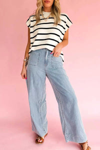 Solid Full-Length Regular Pocket Detail Jeans 100100025107664 63 Affordable Fashion Under $100 Jerry's Apparel 