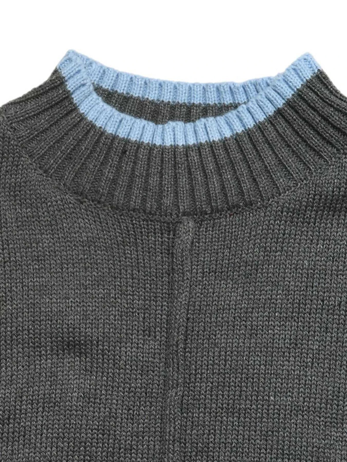 Contrast Trim Crew Neck Sweater 101002961234893 51 Affordable Fashion Under $100 Jerry's Apparel 