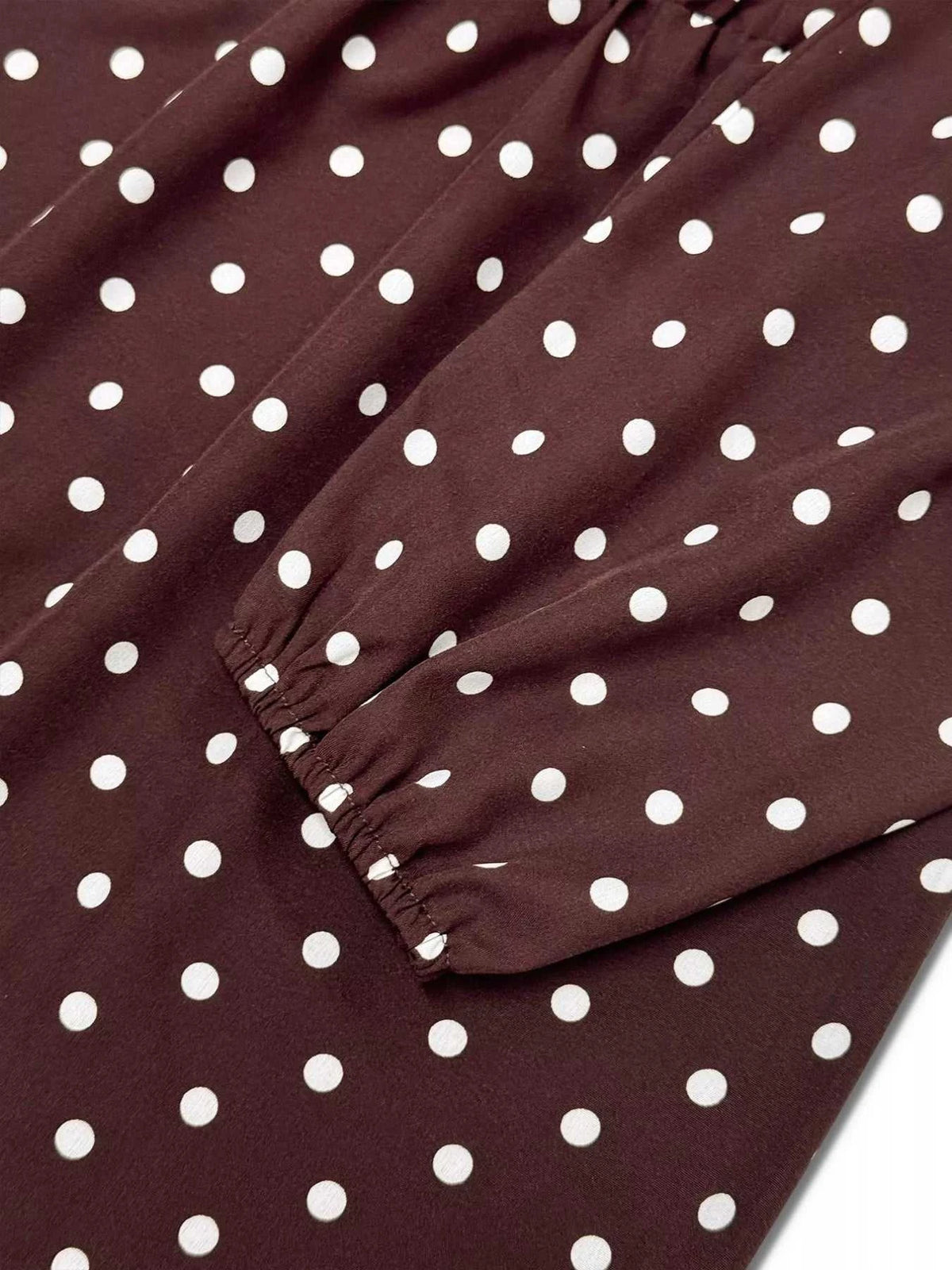 Plus Size Polka Dot Ruffle Hem Mini Dress 100100165661662 36 Affordable Fashion Under $100 Jerry's Apparel 
