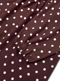 Plus Size Polka Dot Ruffle Hem Mini Dress 100100165661662 36 Affordable Fashion Under $100 Jerry's Apparel 
