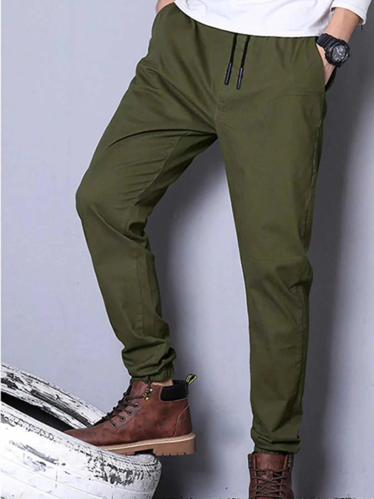 Men's Casual Drawstring Joggers 100400732479451 61 Affordable Fashion Under $100 Jerry's Apparel 