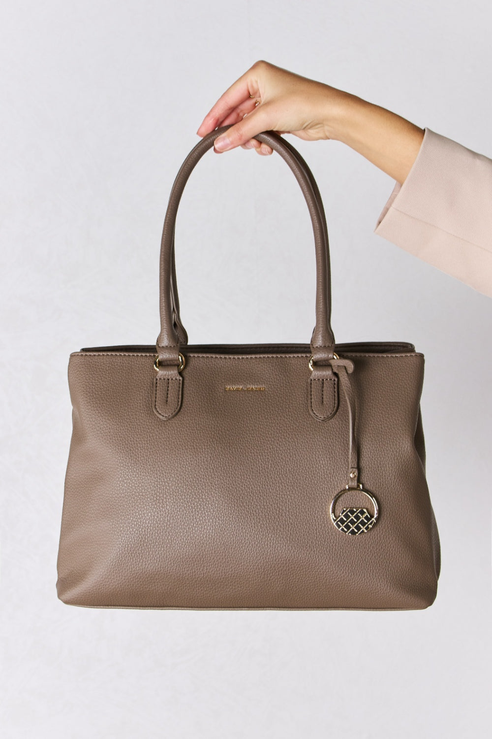 Structured Leather Handbag