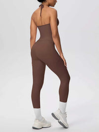 Halter Neck Cami and High-Waisted Leggings Active Set 101006856970414 89 Affordable Fashion Under $100 Jerry's Apparel 