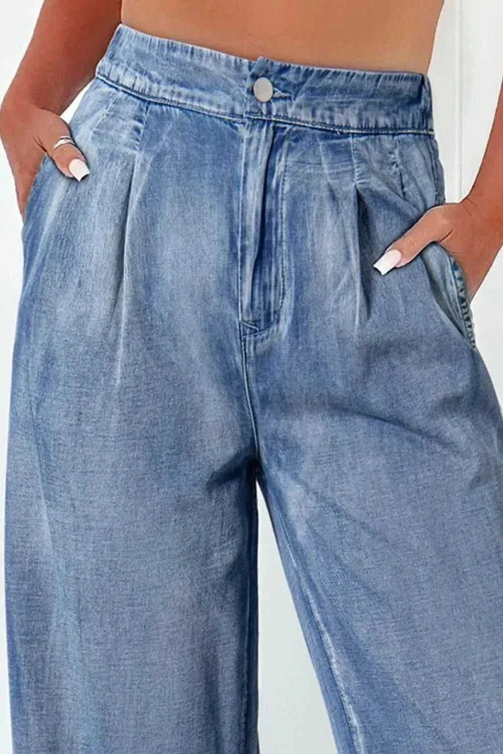 High Waist Wide Leg Jeans 100100351961122 65 Affordable Fashion Under $100 Jerry's Apparel 