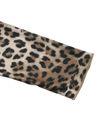 Leopard Print Long Sleeve Fitted T-Shirt 100100083367836 27 Affordable Fashion Under $100 Jerry's Apparel 