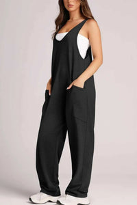 Lovelet Wide Strap Jumpsuit with Pockets 100100197263170 33 Affordable Fashion Under $100 Jerry's Apparel 