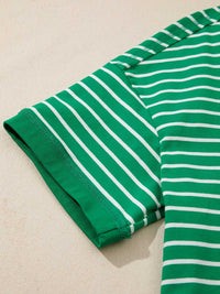 Striped Short Sleeve Relaxed-Fit T-Shirt 100100681651130 29 Affordable Fashion Under $100 Jerry's Apparel 
