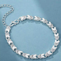 925 Sterling Silver Chain Bracelet 100500448251438 76 Affordable Fashion Under $100 Jerry's Apparel 