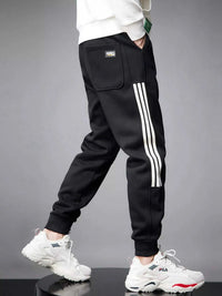 Men's Side Striped Drawstring Joggers 100400454027412 98 Affordable Fashion Under $100 Jerry's Apparel 