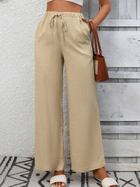 Drawstring High Waist Wide Leg Pants 100100990618349 39 Affordable Fashion Under $100 Jerry's Apparel 