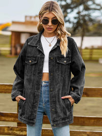 Button Up Long Sleeve Denim Jacket 100100316291883 79 Affordable Fashion Under $100 Jerry's Apparel 