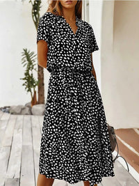 Polka Dot Button Front Midi Dress 100100206515969 29 Gifts for Her Jerry's Apparel 
