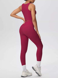 Scoop Neck Tank and High-Waisted Leggings Active Set 101006388543899 85 Gifts for Her Jerry's Apparel 
