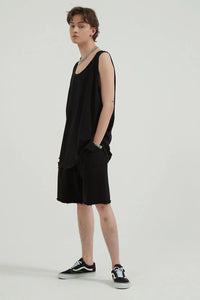 Men's Round Neck Wide Strap Tank