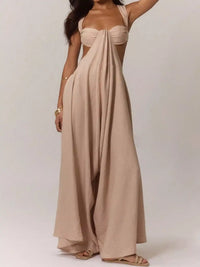 Backless Wide-Leg Jumpsuit with Cut-out Detail 101001809712429 55 Affordable Fashion Under $100 Jerry's Apparel 