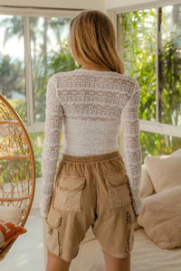 BiBi Ruffles Detail Flower Lace Top 100100703381744 34 Gifts for Her Jerry's Apparel 