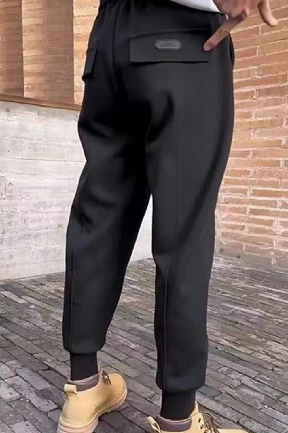 Men's Plus Size Drawstring Loose Fit Joggers 100400036115986 33 Affordable Fashion Under $100 Jerry's Apparel 