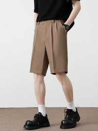 Men's Full Size Pleated Detail Loose Fit Shorts Plus Size 100400679377148 31 Affordable Fashion Under $100 Jerry's Apparel 