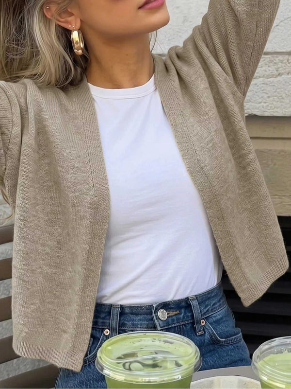 Open-Front Knit Cardigan 101002023412334 48 Affordable Fashion Under $100 Jerry's Apparel 