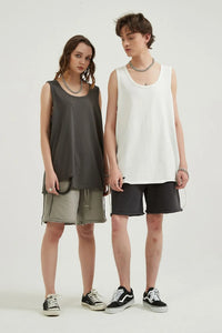 Men's Round Neck Wide Strap Tank