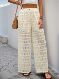 Decorative Button Wide Leg Pants 100100627351573 30 Affordable Fashion Under $100 Jerry's Apparel 