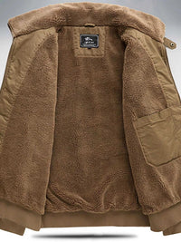 Men's Plus Size Sherpa Lined Zip Up Jacket 100400891583575 134 Fashion Forward Plus Size Clothing Jerry's Apparel 
