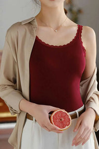 Lace Trim Scoop Neck Cami Top 100100995481321 12 Affordable Fashion Under $100 Jerry's Apparel 