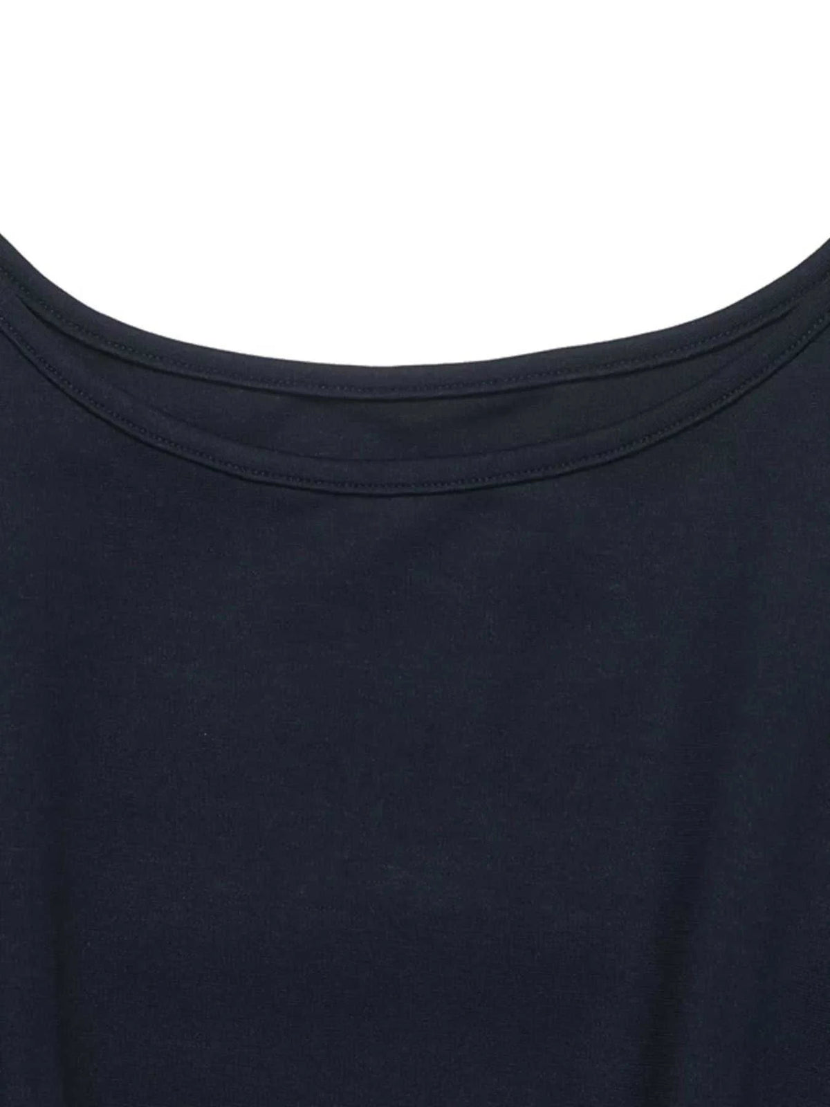 Round Neck Peplum Top with Striped Cuffs 100100734963918 45 Affordable Fashion Under $100 Jerry's Apparel 