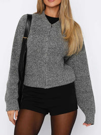 Zip Up Long Sleeve Cardigan 100100441902205 59 Affordable Fashion Under $100 Jerry's Apparel 